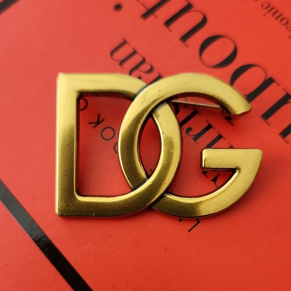 Upcycled Gold Logo Pin